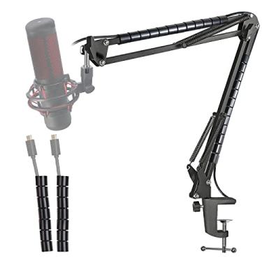 Imagem de Suporte de microfone Hyperx Quadcast – Braço de braço ajustável para tesoura e microfone compatível com microfone Hyperx Quadcast S da YOUSHARES