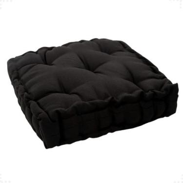 Imagem de Almofada Futon Turco Quadrada Alta Cheia Sala Sofá Poltrona Cadeira Ba