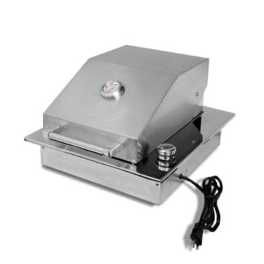 Imagem de Churrasqueira Elétrica de Embutir 40X47 com Tampa em Aço Inox - JX Metais