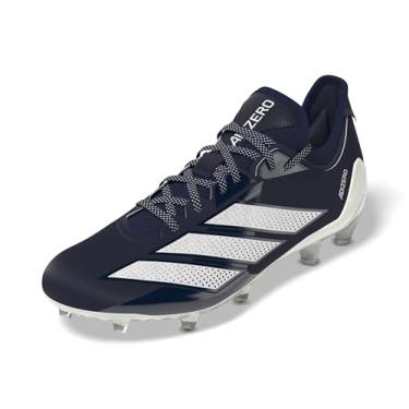 Imagem de adidas Tênis masculino de futebol americano Adizero Electric.1, Equipe azul marinho/branco/time azul-marinho, 43