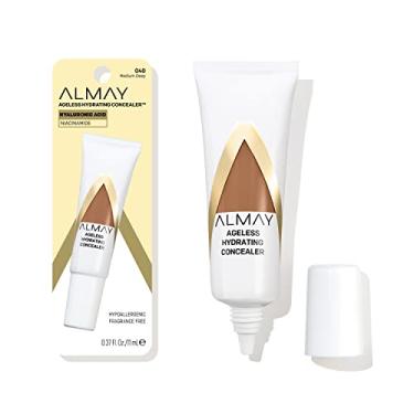 Imagem de Almay Corretivo Antienvelhecimento Almay, Maquiagem Facial Com Ácido Hialurônico, Niacinamida, Vitaminas C E E, Hipoalergênico, Sem Fragrância, 040, Médio Intenso, 0,37 Fl Oz (Pacote 1)
