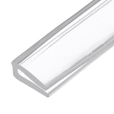 Imagem de PATIKIL Tira de vedação de borracha, acabamento de borda de canal U flexível, protetor de borda à prova d'água, à prova de som, tira de vedação de porta para carro de chapa metálica, serve 1/64" (1 mm