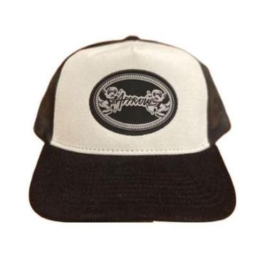 Imagem de Boné Approve Trucker Cupid Branco/ Preto U-Unissex