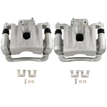 Imagem de SCITOO 19B6271 19B6270 Pinças de freio a disco traseiro esquerdo e direito com suporte adequado para Hyundai para Santa Fe 2010-2012, para Kia para Sorento 2011-2013, pistão único