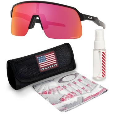 Imagem de OAKLEY Óculos de sol SUTRO Lite OO9463 em formato retangular com kit oficial de óculos, Preto fosco, 39 mm