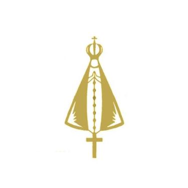 Imagem de Aplique Decorado Caminhão Nossa Senhora Aparecida Dourado - Venka