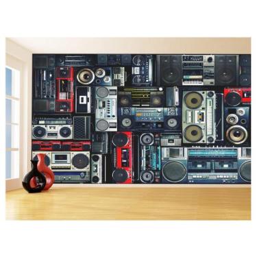 Imagem de Papel De Parede 3D Musica Painel Caixas De Som 3,5M Mus102 - Você Deco