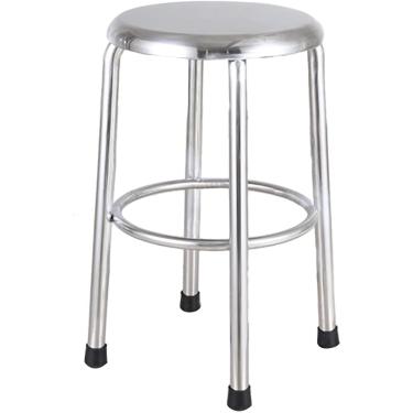 Imagem de Banco De Aço Inoxidável Criativo Sem Encosto Banco De Bar Multiuso Banqueta De Jantar Banqueta Alta De Balcão Banqueta Baixa, Stainless Steel, 60CM