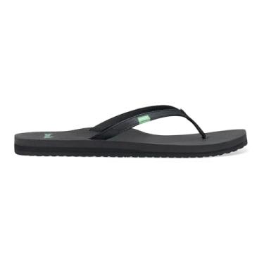 Imagem de Sanuk Chinelo feminino Yoga Joy Sparkle, Preto, 36