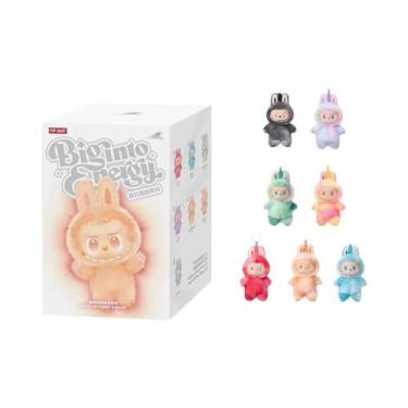 Imagem de Anime Labubu Have a Seat Series PVC Chaveiro Modelo Monstro Réplica Ca