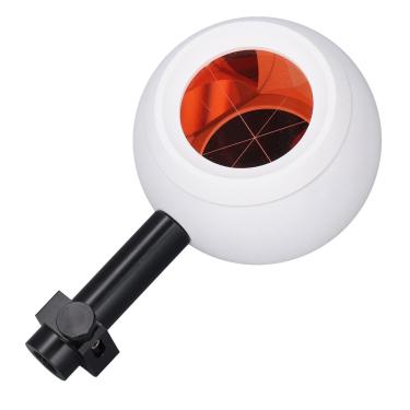 Imagem de Prisma de Bola de Estação Total, Bola de Prisma de Estação Total de Design Compacto Com Adaptador, Diâmetro de 64 Mm, Fundo Magnético, Esfera de Varredura, Coletores Solares
