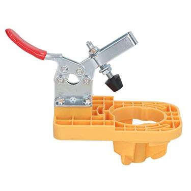 Imagem de Generic Posicionador de Punção Dobradiça, Liga de Alumínio, Instalação Fácil, Locadora de Abertura Dobradiça, Corpo de Plástico Plástico (Amarelo)