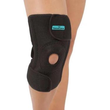 Imagem de Joelheira Ajustável Neoprene Entorses Lesões Ligamentos - TakeCare