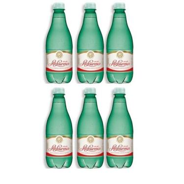 Imagem de Kit 6 Uni Água Mineral Gasosa Natural São Lourenço 510 Ml