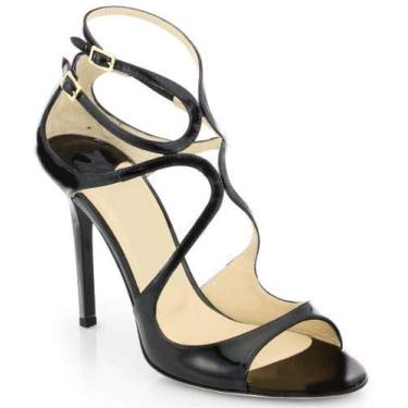 Imagem de Sandália Gladiadora Salto Alto 50 Tons De Cinza