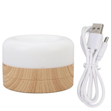 Imagem de Night Lamp LED RGB Toque Temporizador de Controle Remoto Sem Fio Eye Caring 1200mAh Night Light para Quarto Berçário ABS Portátil USB Carregamento