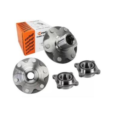 Imagem de Par De Cubo Roda Dianteiro E Rolamento Hilux Sw4 2.7 2.8 4.0 CRC22010/