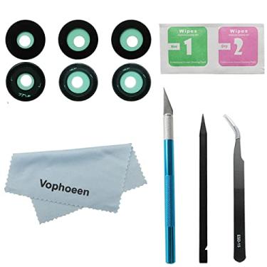 Imagem de Substituição de lente de vidro da câmera traseira original de 3 peças para Samsung Galaxy Z Fold 3 5G com adesivo pré-instalado + kit de ferramentas de reparo de telefone