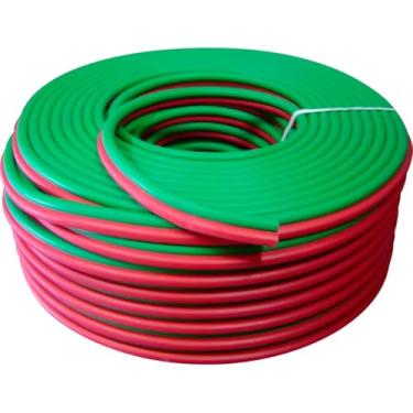 Imagem de Mangueira Dupla de 5m a 20 Para Maçarico Oxigênio Acetileno Glp - 5/16