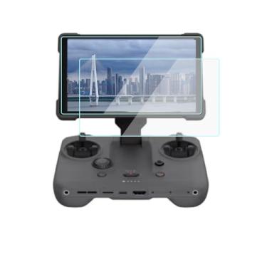 Imagem de YRTIYO Película protetora de tela DJI RC Pro 2 compatível com controle remoto DJI RC Pro 2, vidro temperado, antiarranhões, bolhas, antipoeira, pacote com 2