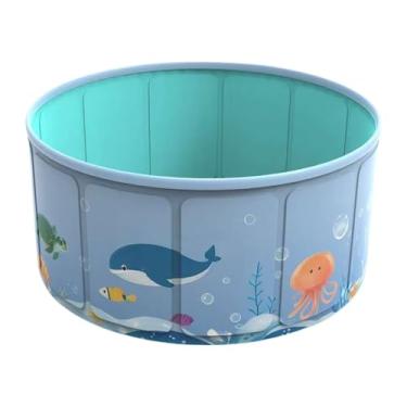 Imagem de Piscina Infantil,Piscina Infantil para Exterior - Banheira Antiderrapante para Animais Brinquedo Interativo de Água para Praia Festas ao Ar Livre