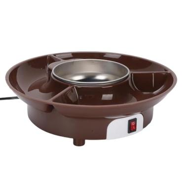 Imagem de TOPINCN Melter de Chocolate Elétrico de 25W, Panela de Fondue de Chocolate, Aquecedor de Chocolate Com Função de Imersão para Derretimentos Chocolates (Plugue da UE 220V)