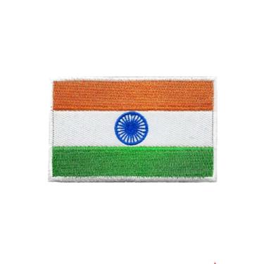 Imagem de Ruoming Ruoming 1 peça bandeira nacional 5 adesivos de ferro, 8 x 5 cm, adesivos bordados para roupas, bolsas (Índia)