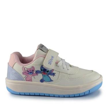 Imagem de Tênis Infantil Danguinho Stitch Feminino DSTO1DY, 33, Rosa, Claro