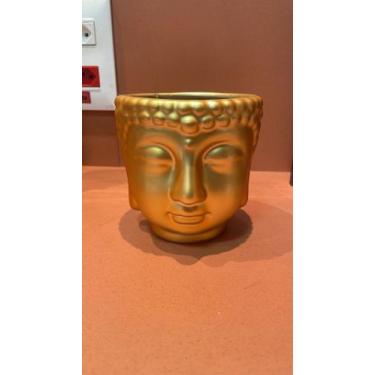 Imagem de Vaso Cachepot Buda Branco 10x10cm - Apeximp