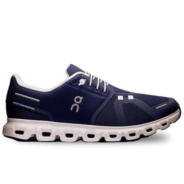 Imagem de On Tênis masculino Cloud 6, Meia-noite/branco, 45