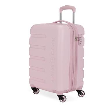 Imagem de SwissGear Mala expansível 7366 Hardside com rodas giratórias, rosa, bagagem de mão de 48 cm, rosa, Carry-On 19-Inch, Mala expansível 7366 Hardside com rodas giratórias