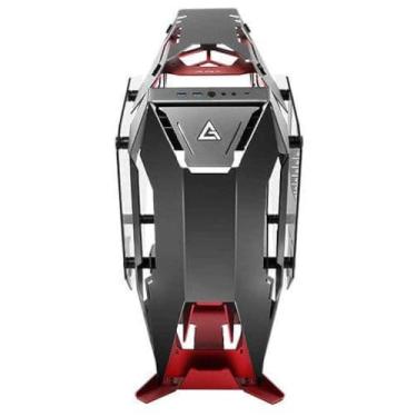 Imagem de Antec Caixa de computador Torre média ATX de alumínio preto/vermelho Torque/Vencedor do iF Design Award 2019