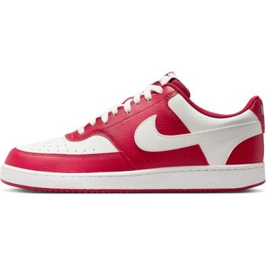 Imagem de Nike Tênis masculino Court Vision Low, Vermelho academia/branco, 41