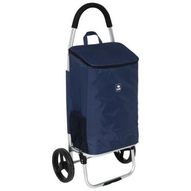 Imagem de Carrinho Bolsa Térmica com Rodinhas Azul Bel, Azul, Único