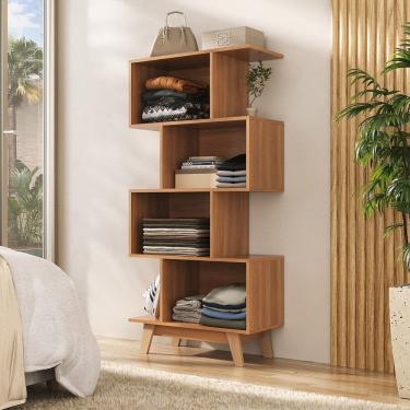 Imagem de Estante para Quarto Livreiro Ravelle Espresso Móveis Nogal