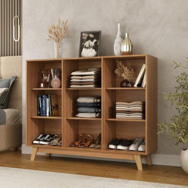 Imagem de Estante para Quarto Livreiro Velora Espresso Móveis Nogal