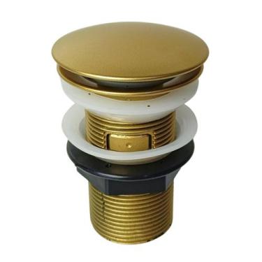 Imagem de Válvula Ralo Click ABS Inteligente para Cuba 1.1/4 Dourado - Montelar 