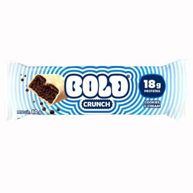 Imagem de Barra de Proteína Bold Crunch 18g de Proteína Sabor Cookies & Cream 60