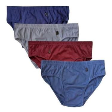 Imagem de Kit 3 Cuecas Slip Tradicional 100% Algodão Adulto - Dulce Seduccíon, A