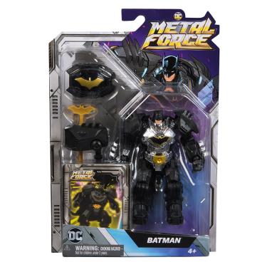 Imagem de Dc Comics, Boneco Batman Articulado 10cm Metal Force