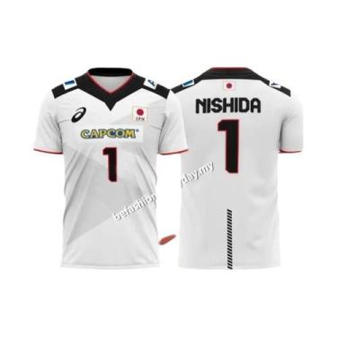 Imagem de Camisa De Vôlei Japonesa Unissex De Grandes Dimensões R Takahashi No 2