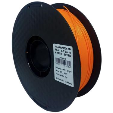Imagem de Filamento 3D - PLA New Laranja - Rolo 1KG (1.75mm)