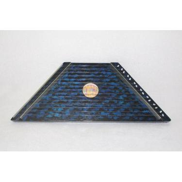 Imagem de Mini Cítara Harpa Em Madeira Com 10 Partituras De Músicas - Mini Harpa