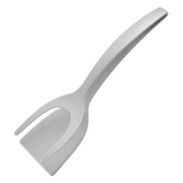 Imagem de Espátula de Cozinha Multiuso, Plástico Durável, Design Ergonômico, Ideal para Raspar e Servir, Preta (cinza)