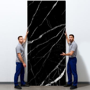 Imagem de Placa Rolo Adesiva Mármore 3d Auto Colante Parede 260X120cm