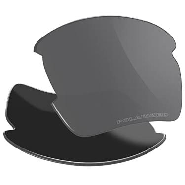 Imagem de Vaep Lentes de reposição de policarbonato para óculos de sol Oakley Flak 2.0 XL OO9188 - Urânio preto polarizado