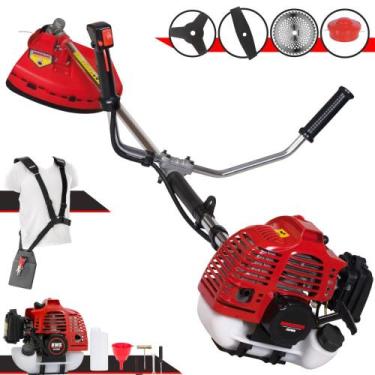 Imagem de Roçadeira Aparador de Grama Kawashima KW52L À Gasolina 52cc 2,5HP de P