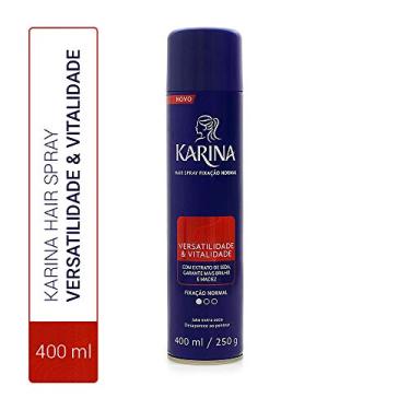 Imagem de Karina Hair Spray Fixador 400 Ml Normal Grande Roxo