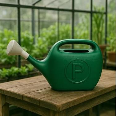 Imagem de Regador Plástico com Chuveirinho Removível, 5,5 Litros Chuveiro Policamp