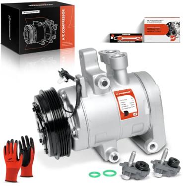 Imagem de A-Premium Compressor De Ar Condicionado Premium Com Embreagem Compatível Ford F-150 5.0L 2015-2017 Flex, Estilo Dks20